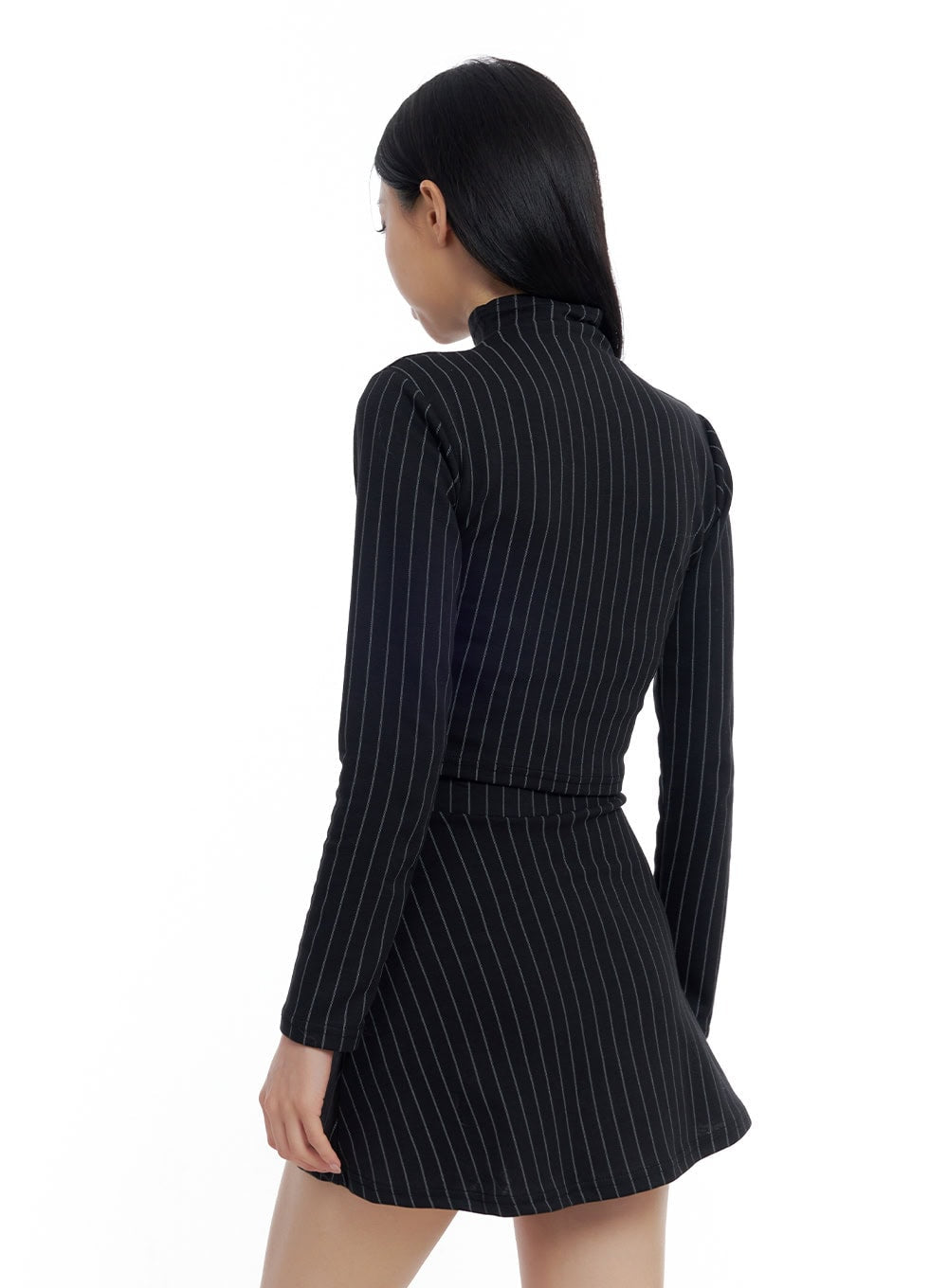 Striped Cut-Out Crop Top CO426