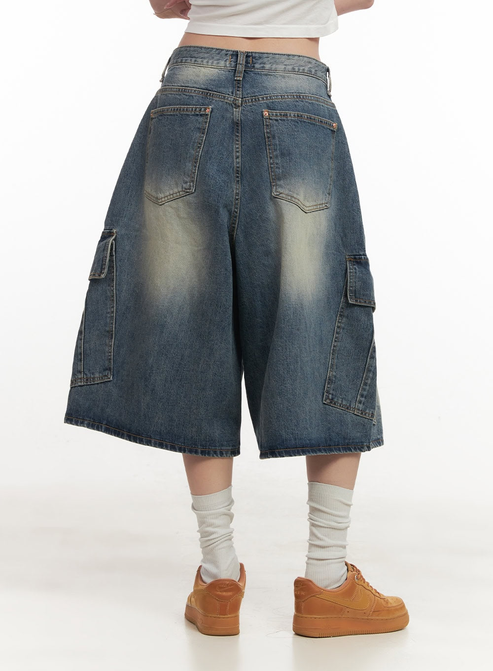 Cargo Bermuda Denim Shorts CF514