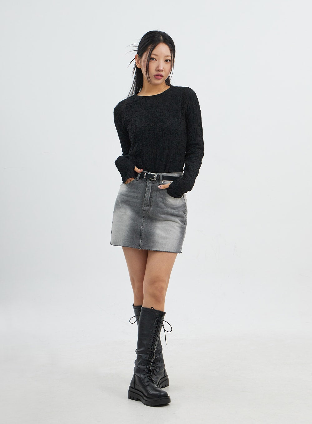 Crewneck Long Sleeve Top CJ318