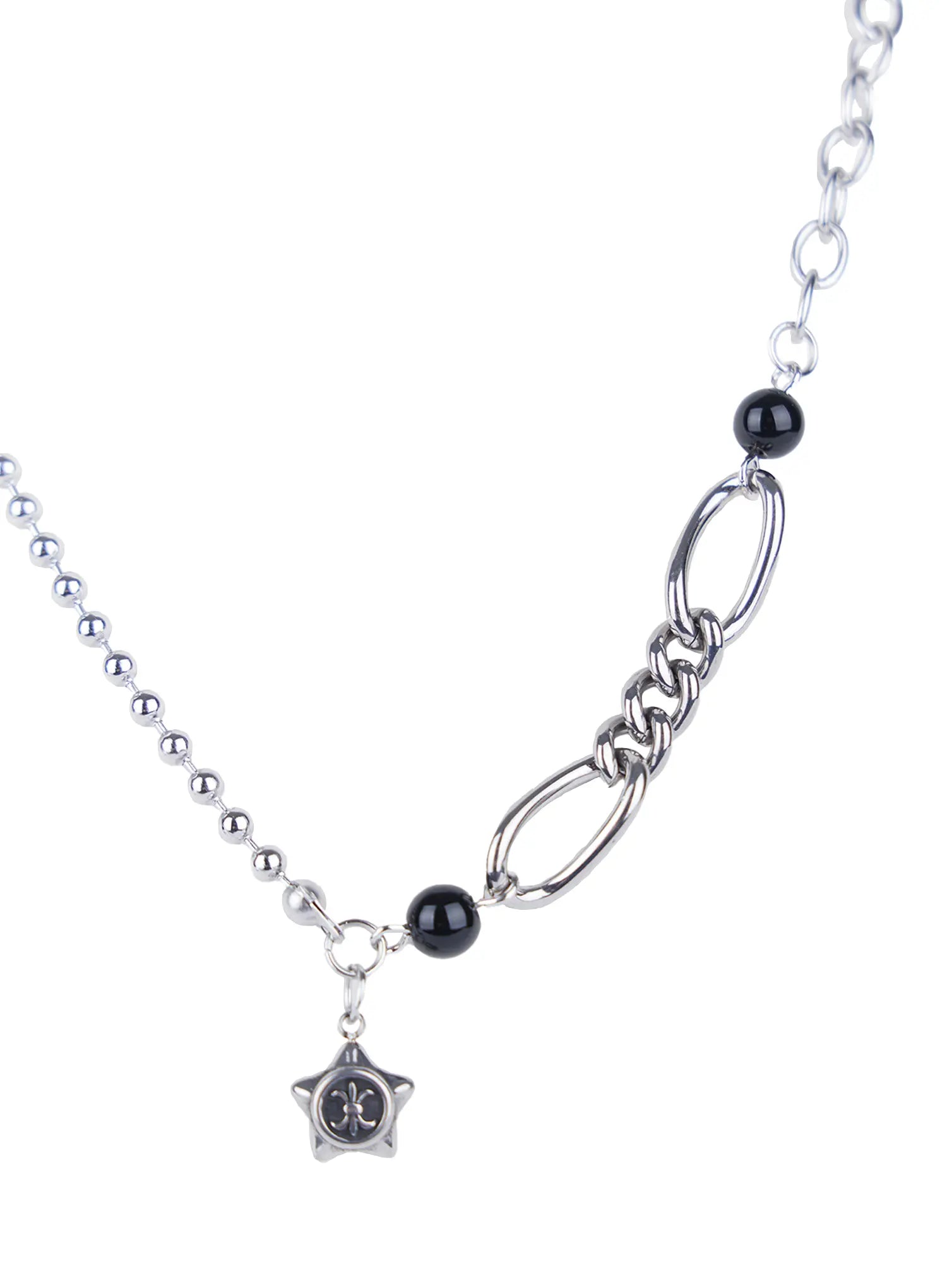 Chunky Star-Charm Statement Necklace CL522