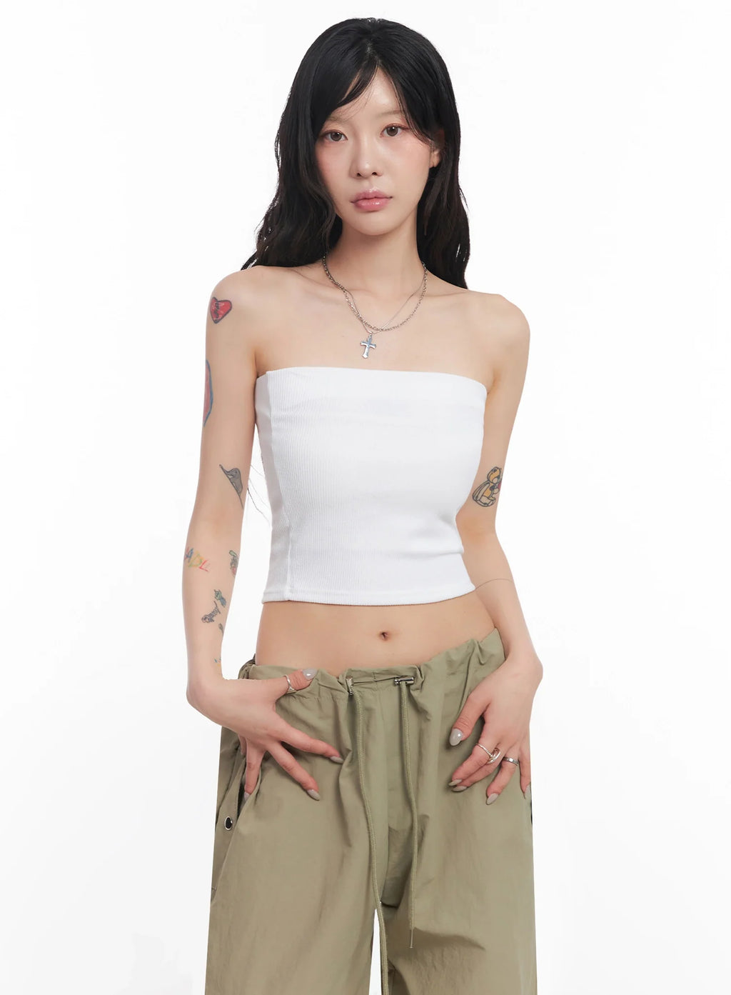 Ribbed Baby Tube Top  IC503