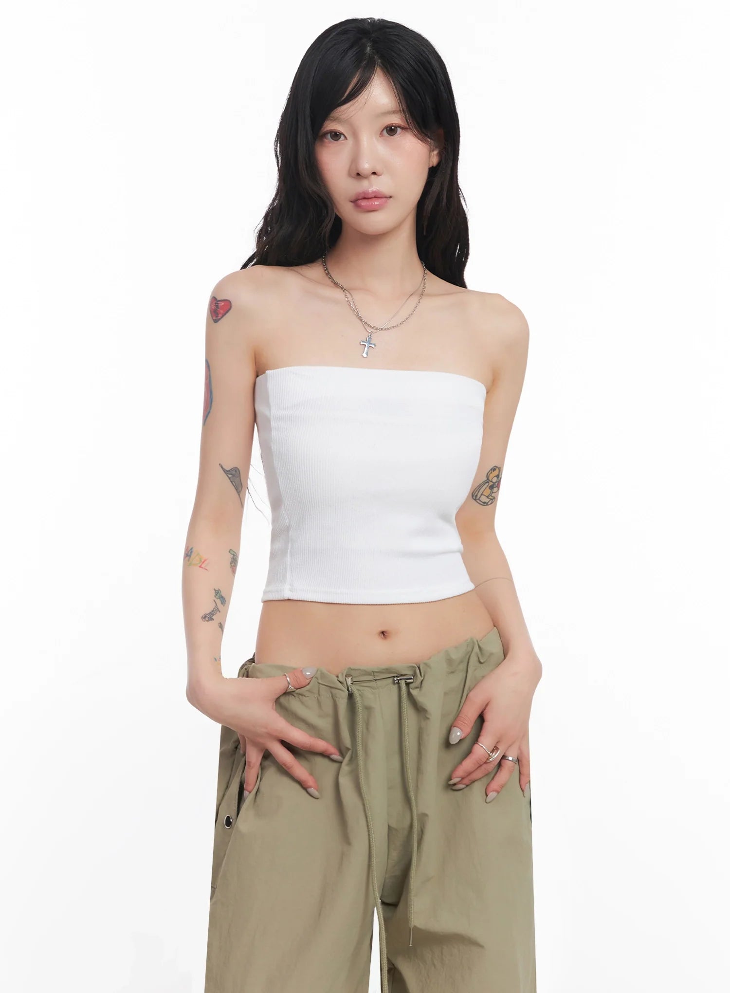 Ribbed Baby Tube Top  IC503