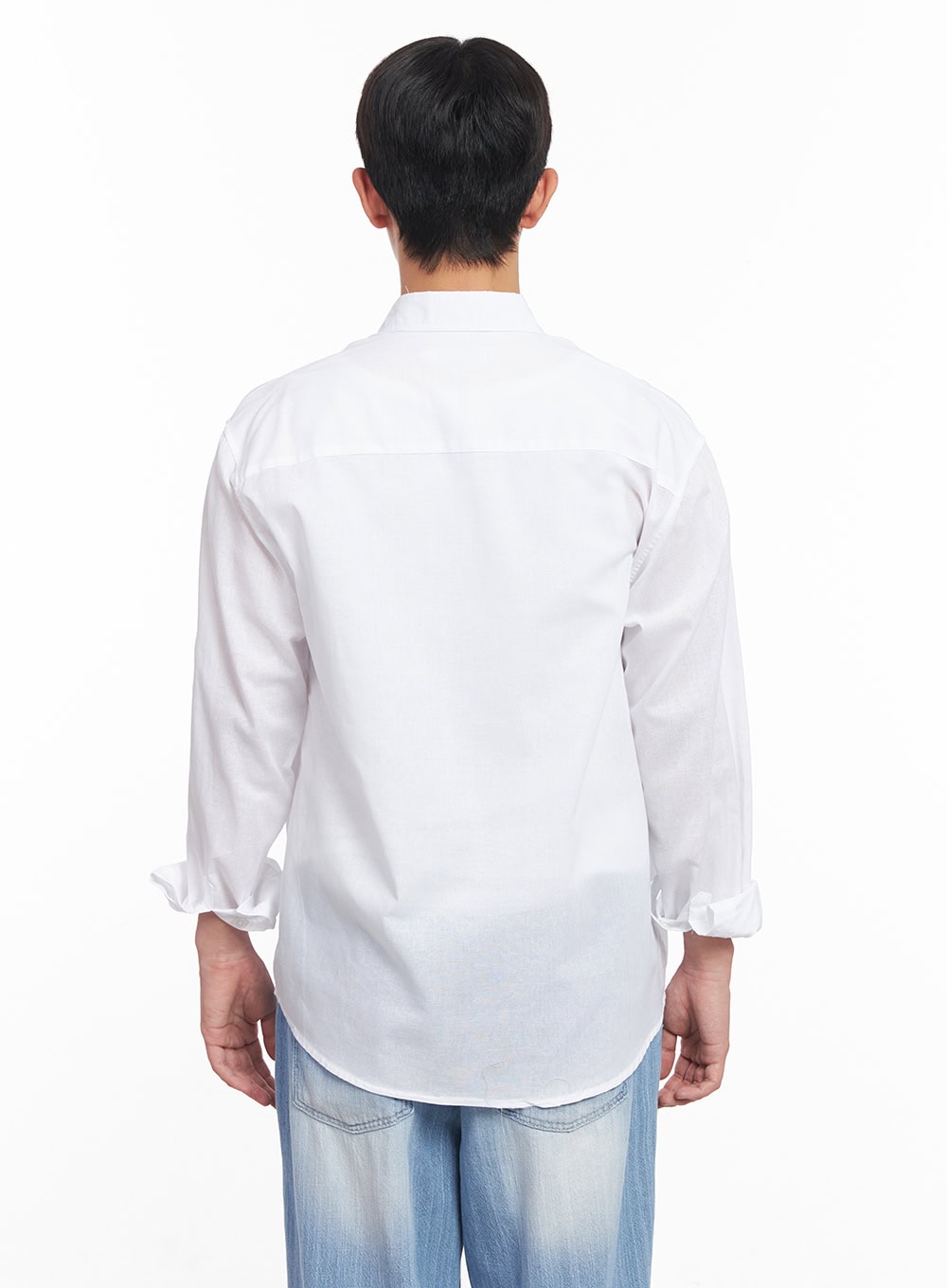 Men's Linen Collared Shirt IY522