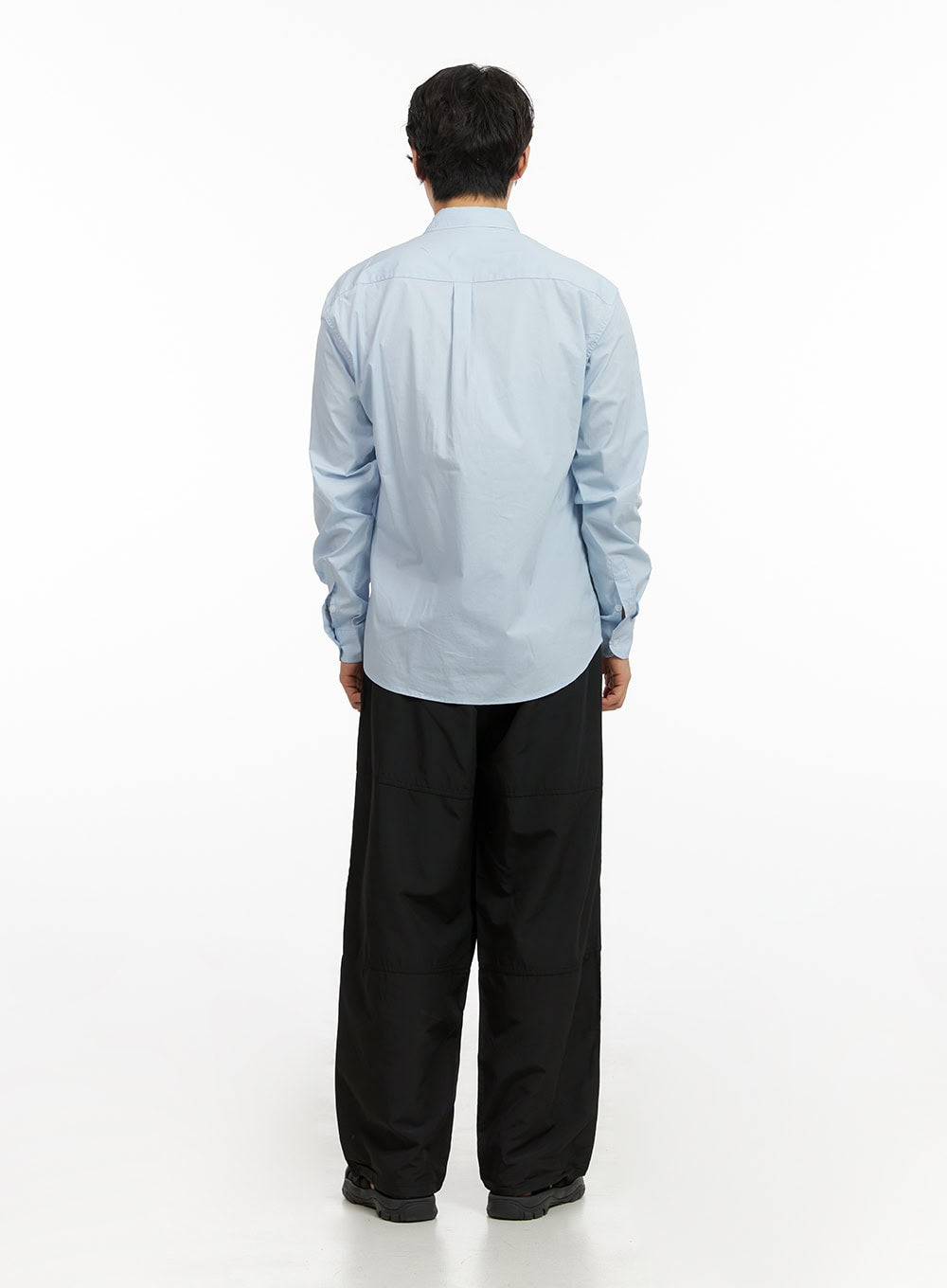 Men's Belted Wide Leg Trousers IG409