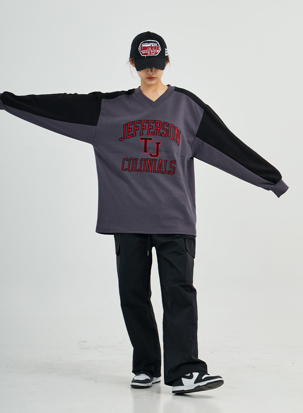 Selena Nylon Cargo Wide Pants CS23