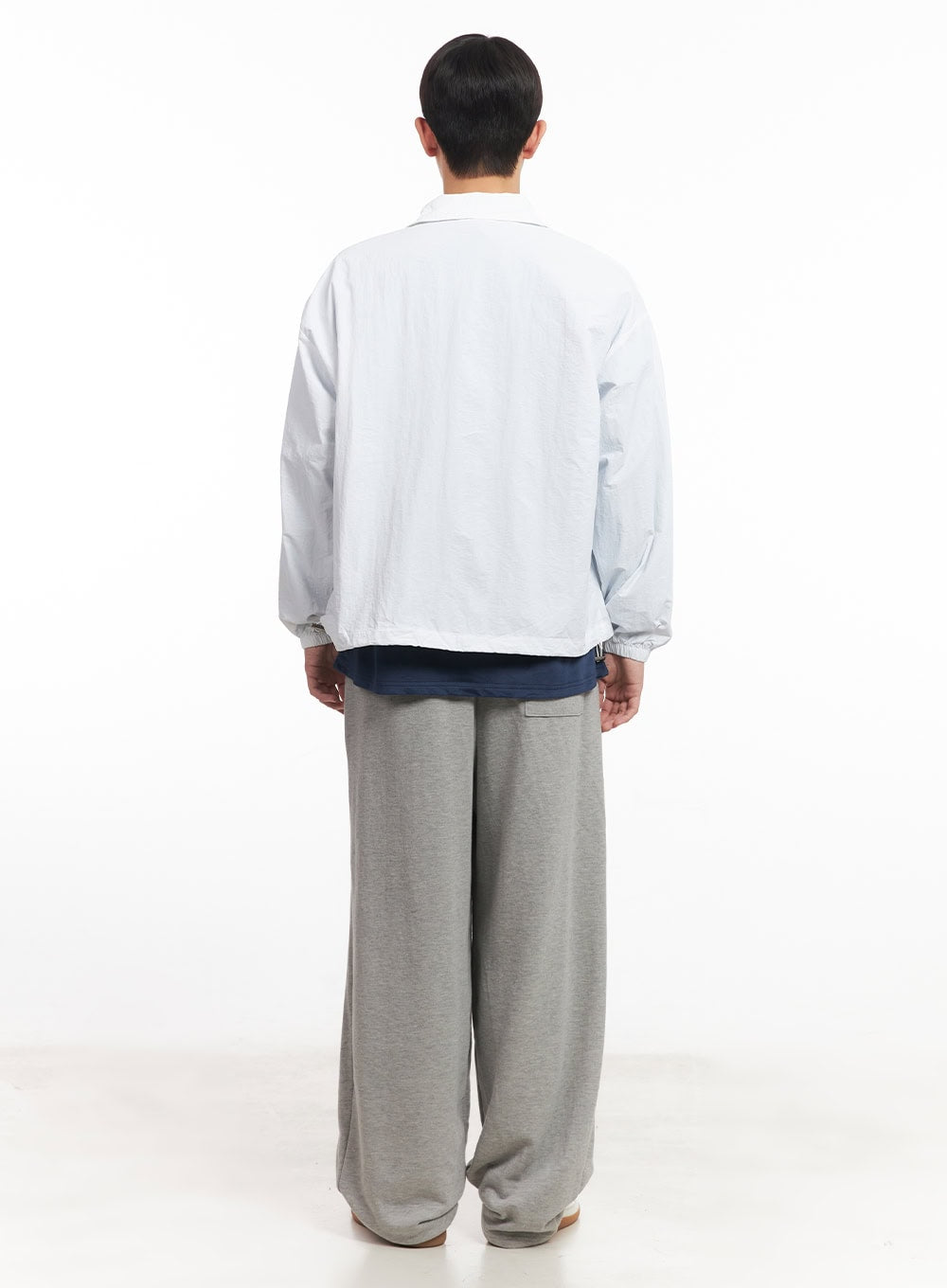 Men's Pintuck Wide-Leg Sweatpants IM528