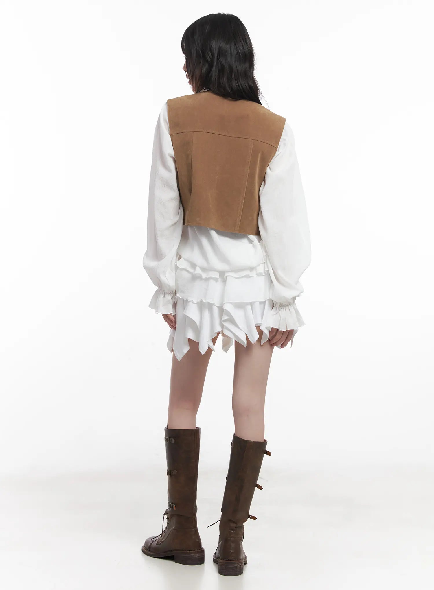 Vintage Cropped Vest CU520