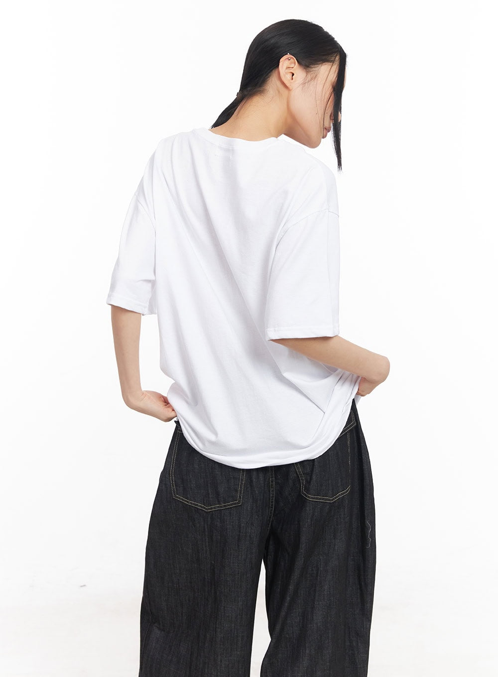 Spray Graphic Oversize T-Shirt  CY528