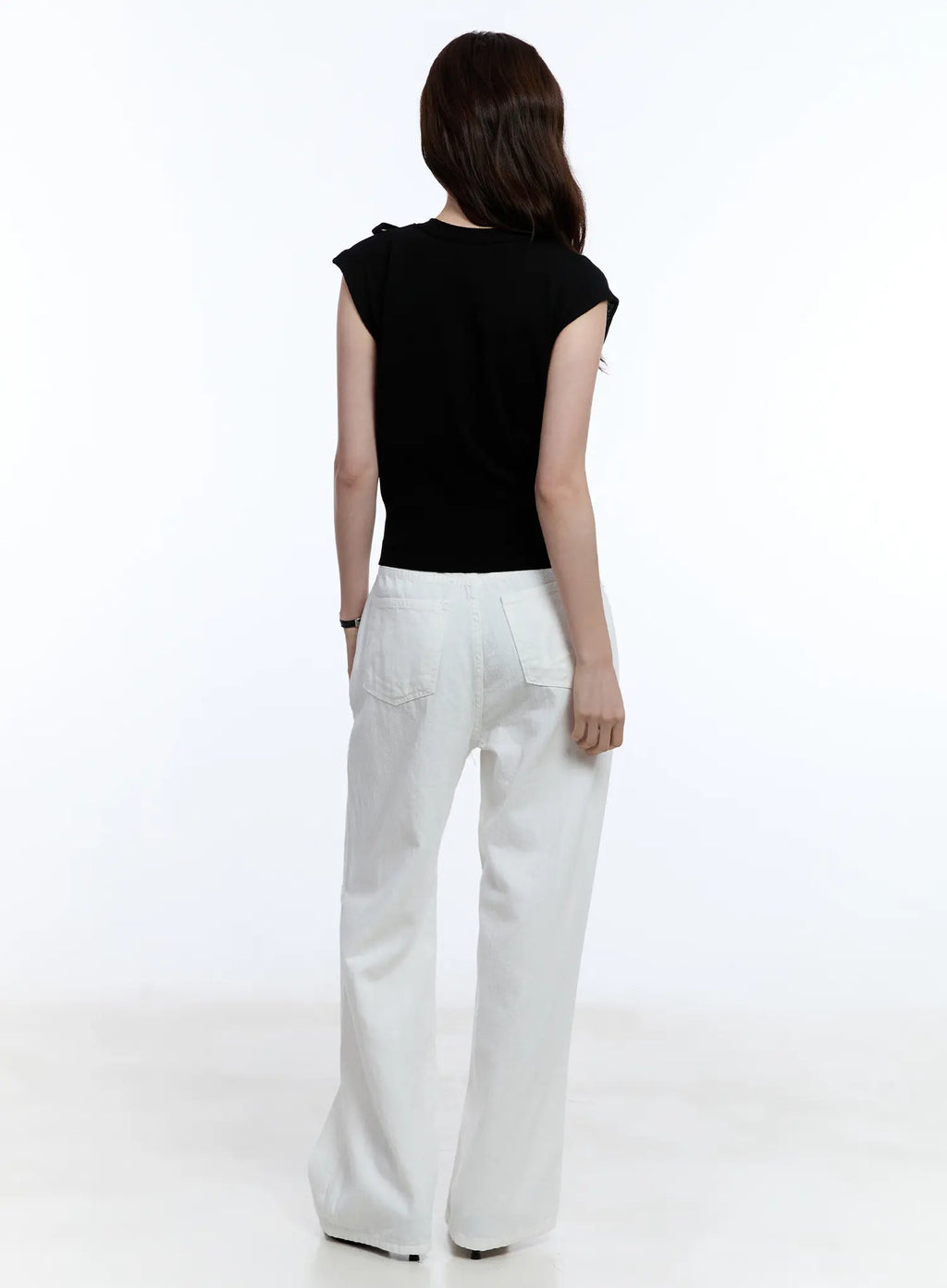 Ribbon Sleeveless Sweater CU513