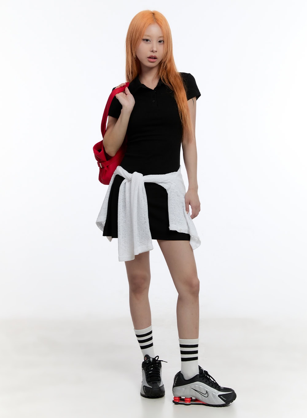 Collared Flare Mini Dress CY530