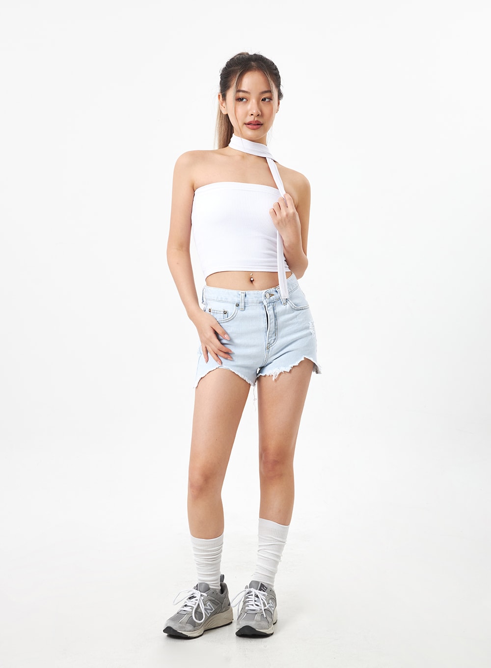 Tube Top With Scarf CA305