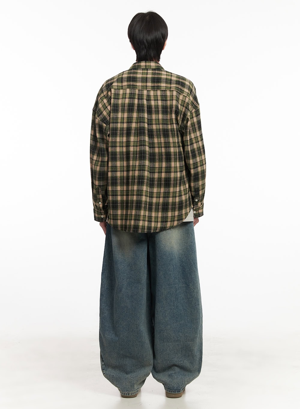 Men's Checkered Collared Shirt IA511