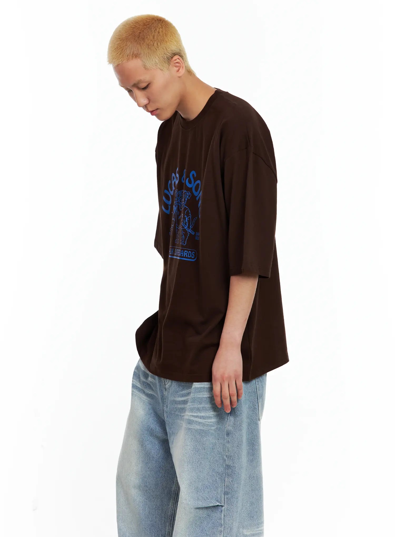 Men's Lucas Graphic Oversized Tee IL514