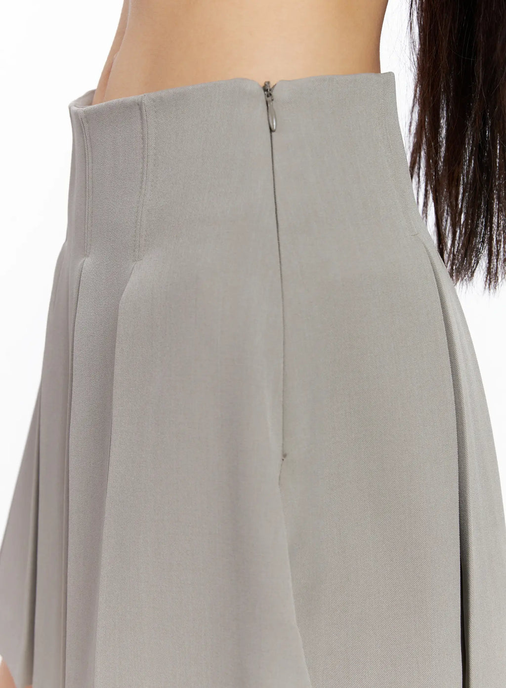 Classic High-Waisted Pleated Mini Skirt CS509