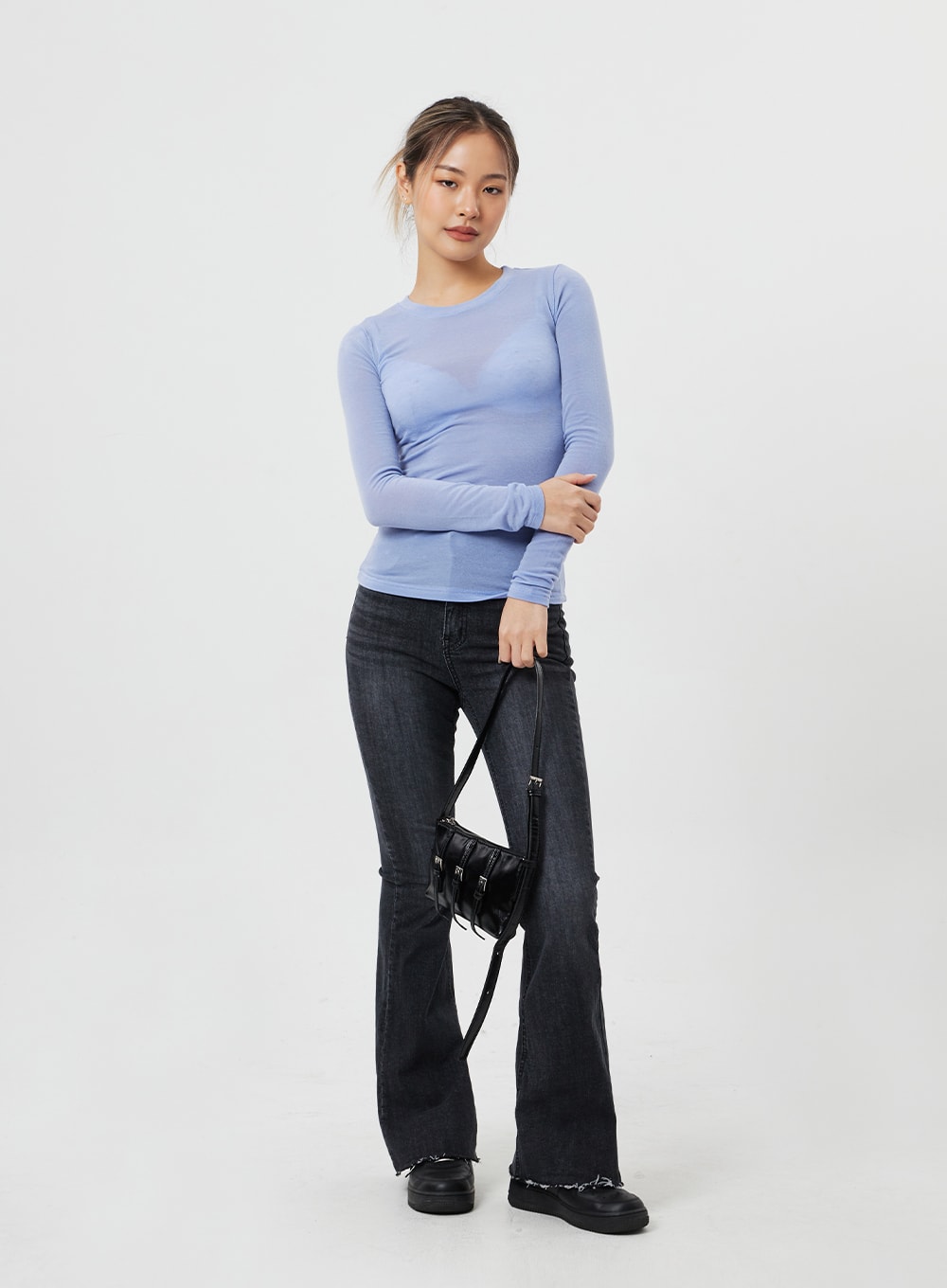 Washed Bootcut Jeans CF317