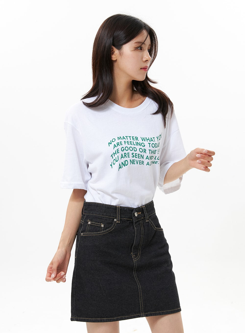 Cotton Graphic Short Sleeve Tee OS313