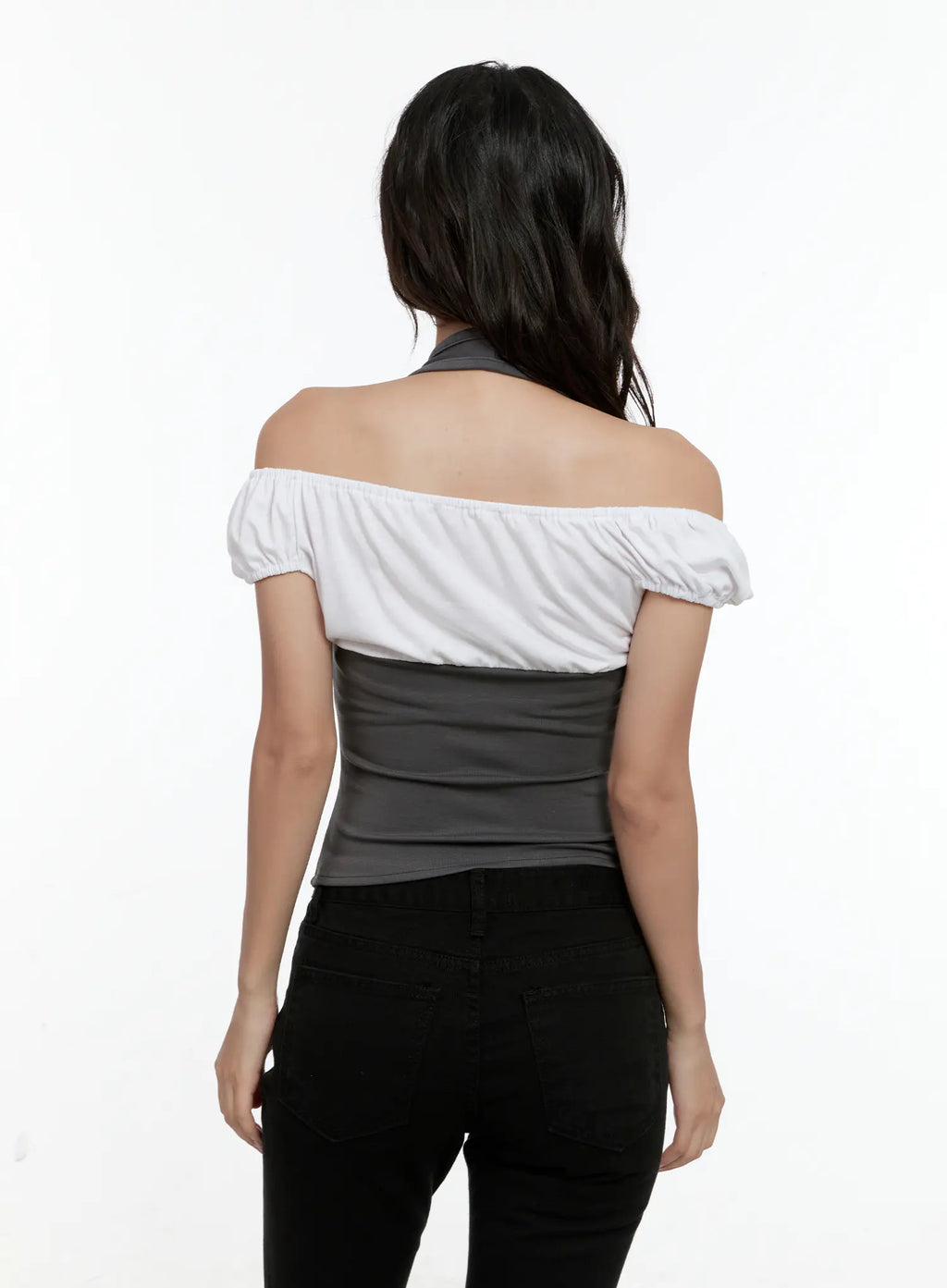 Double-Layer Short-Sleeve Top CL531