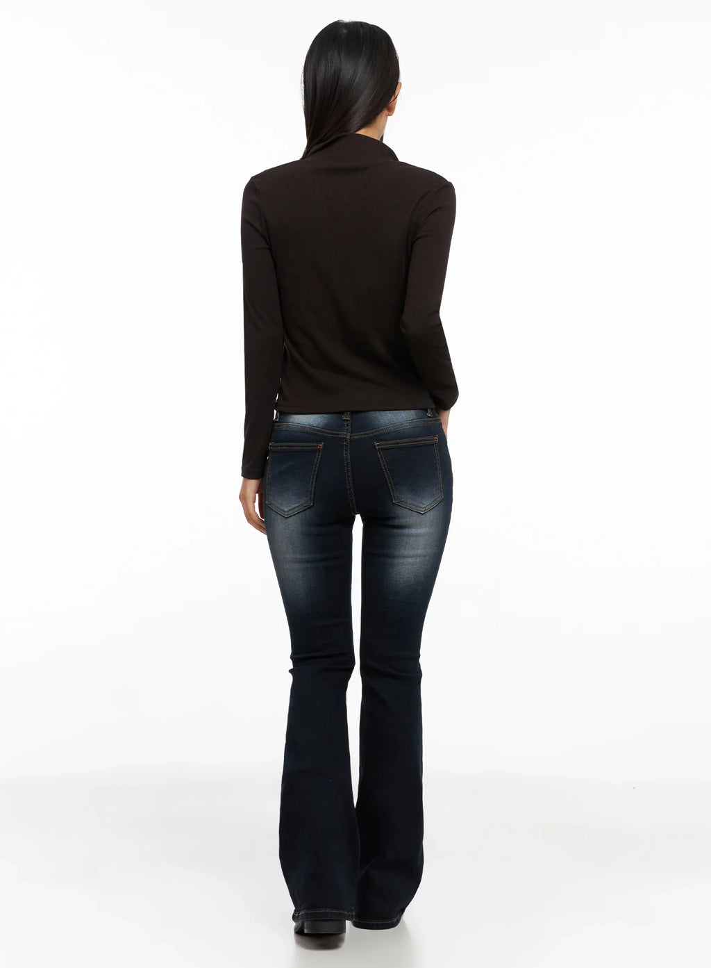 Snap Front Collared Long Sleeve IG528