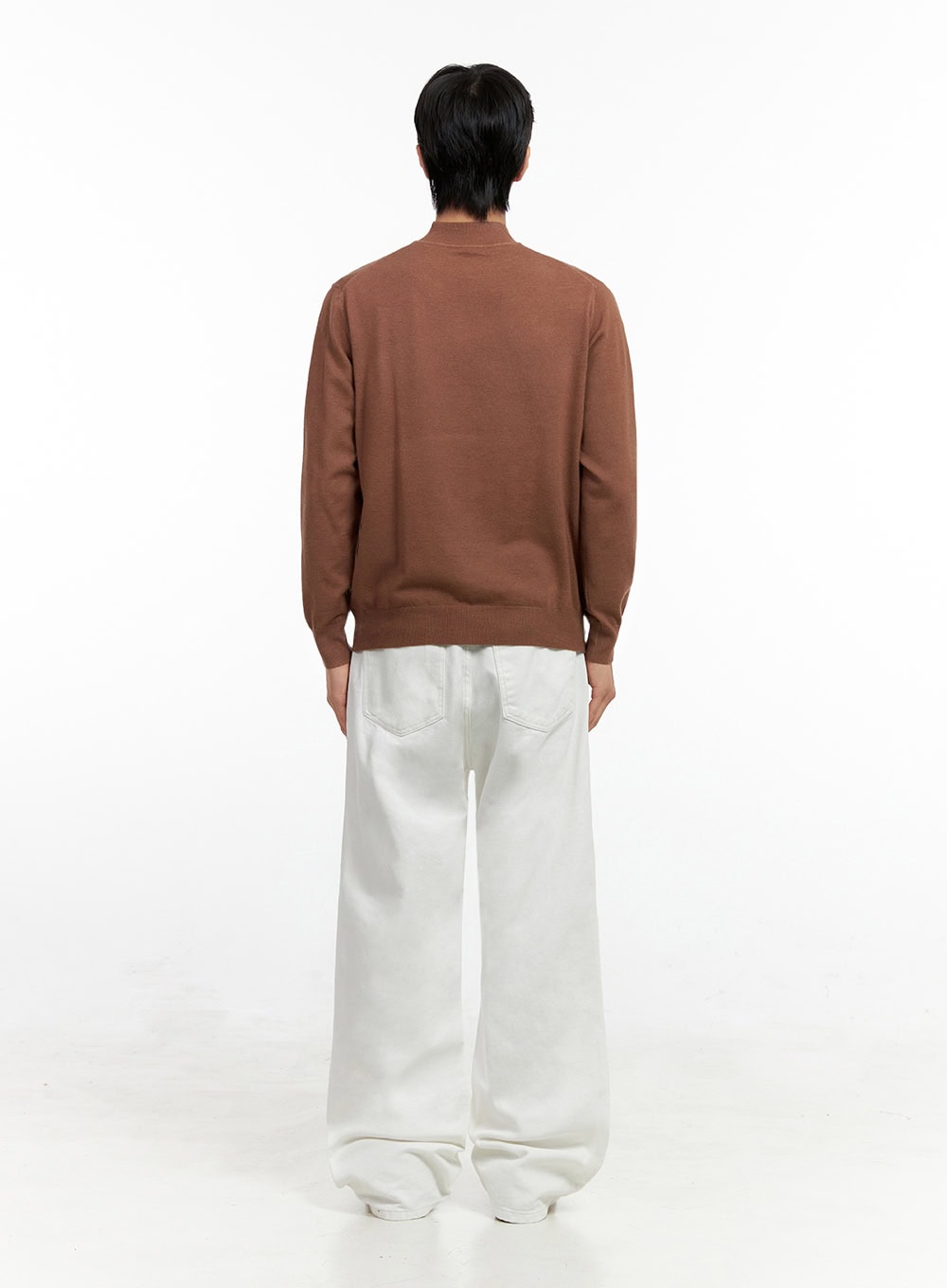 Men's Denim Dream Wide Leg Jeans (White) IN401