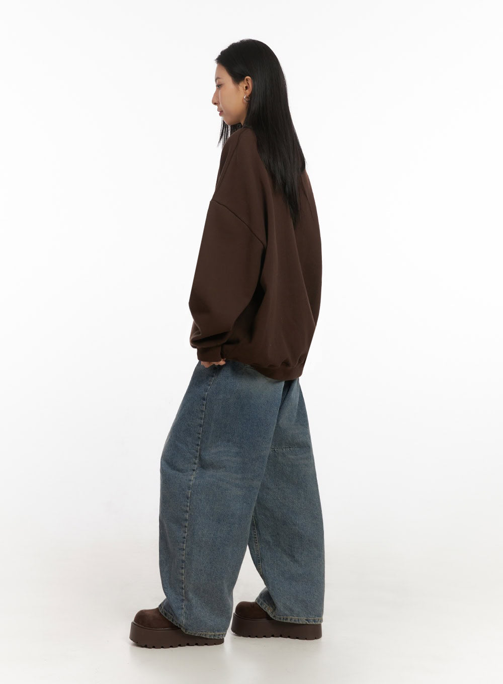 Grace Wide-Leg Baggy Jeans IJ503