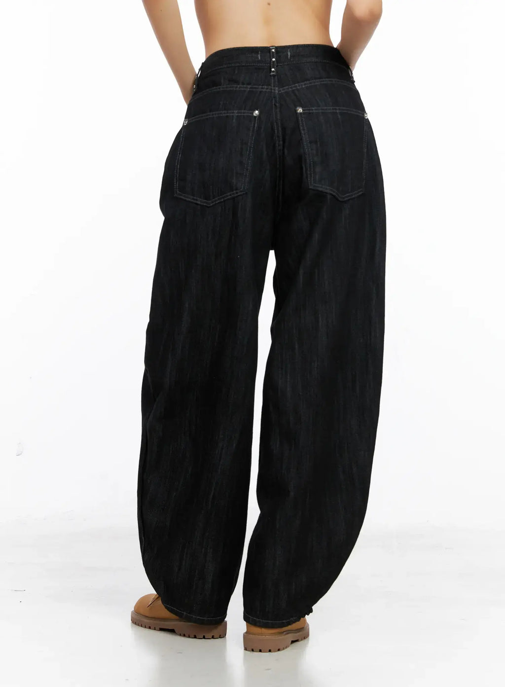 Miles Rhinestone Barrel Jeans CS509