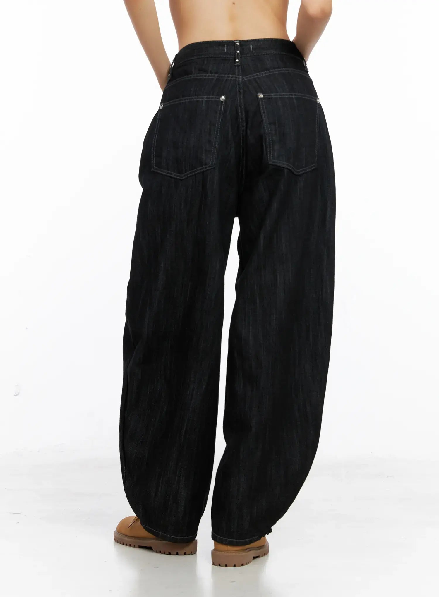 Miles Rhinestone Barrel Jeans CS509