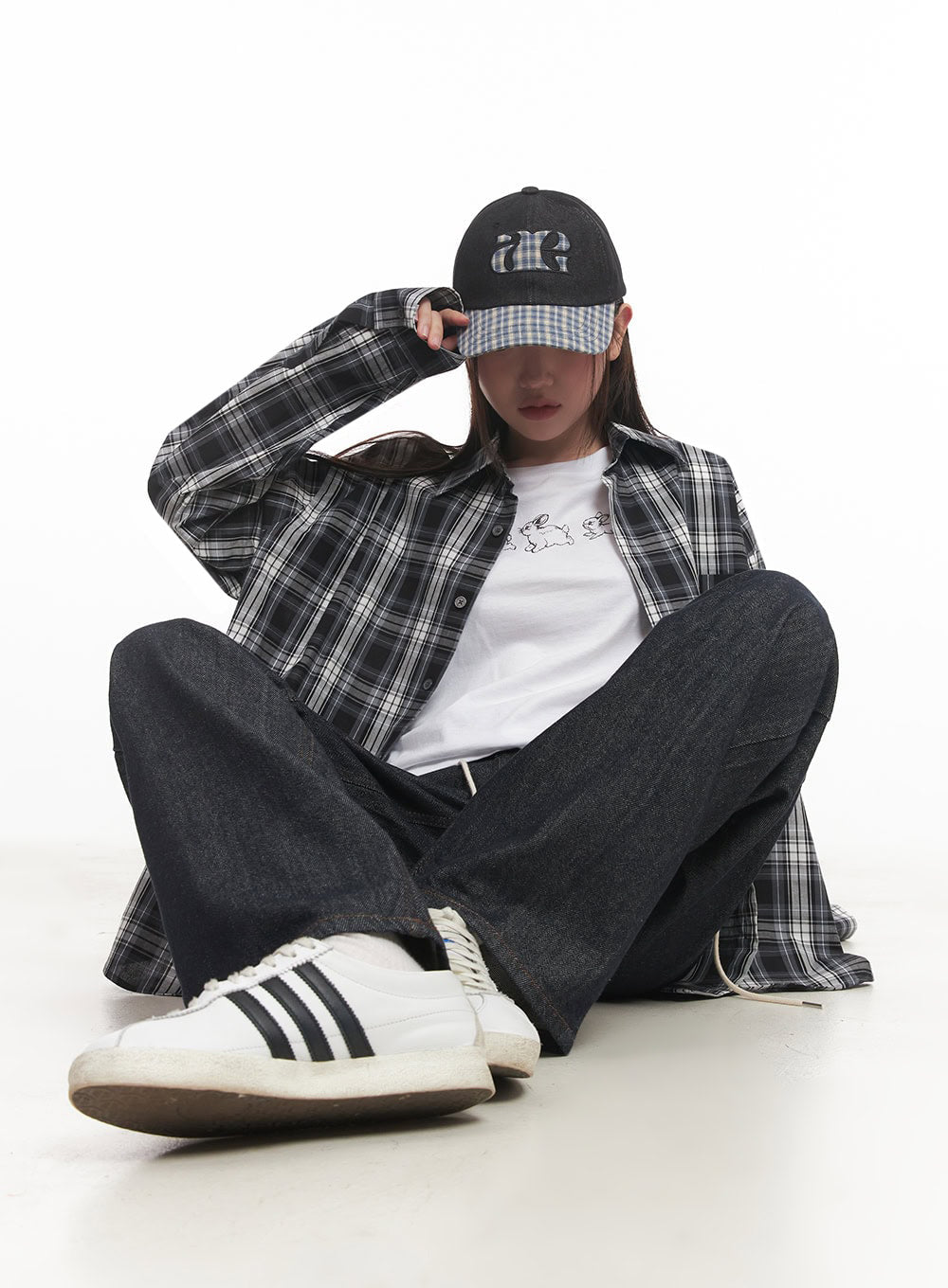 Kirsten String Wide-Leg Summer Denim Jeans IM528