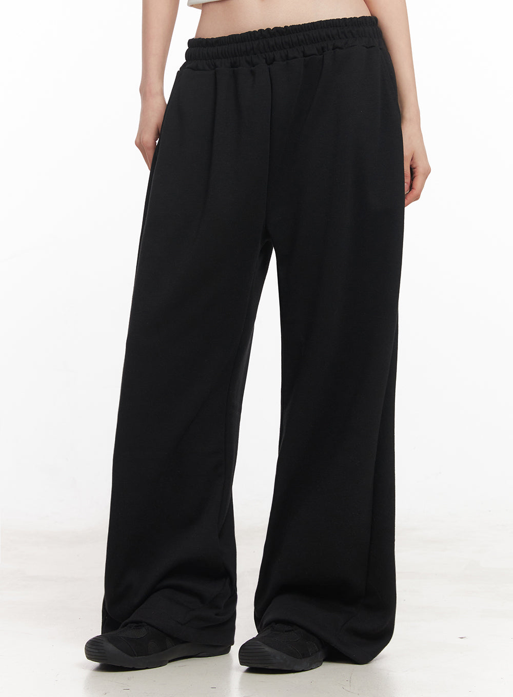 Comfy Wide-Leg Lounge Sweatpants IY516