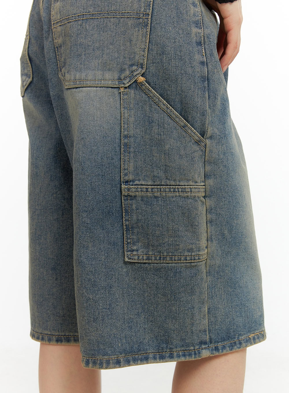 Washed Baggy Jorts CL401