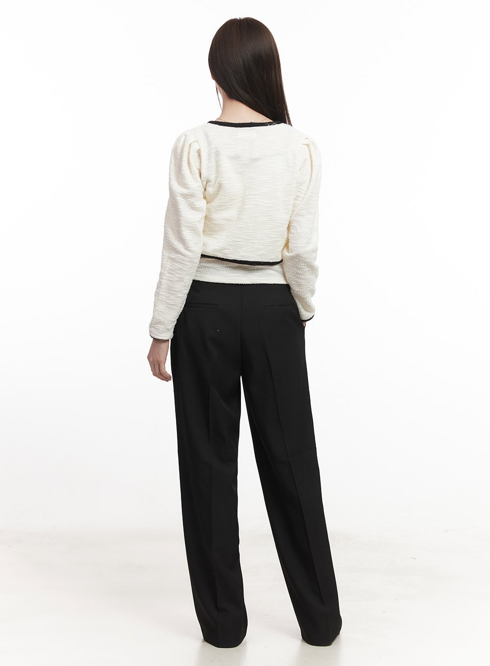 Contrast Tank Top Cardigan Set CA501