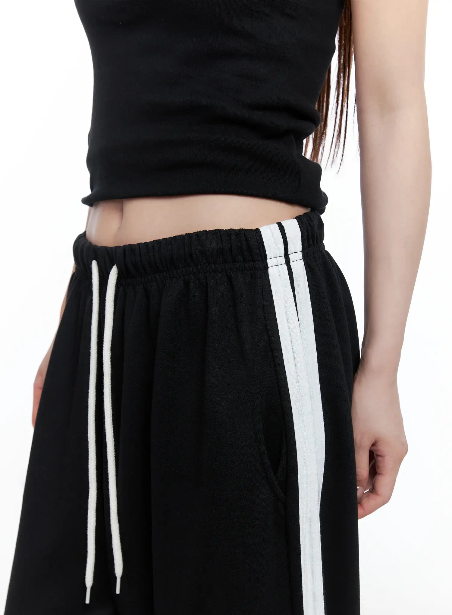 Striped Wide-Leg Sweatpants CS501