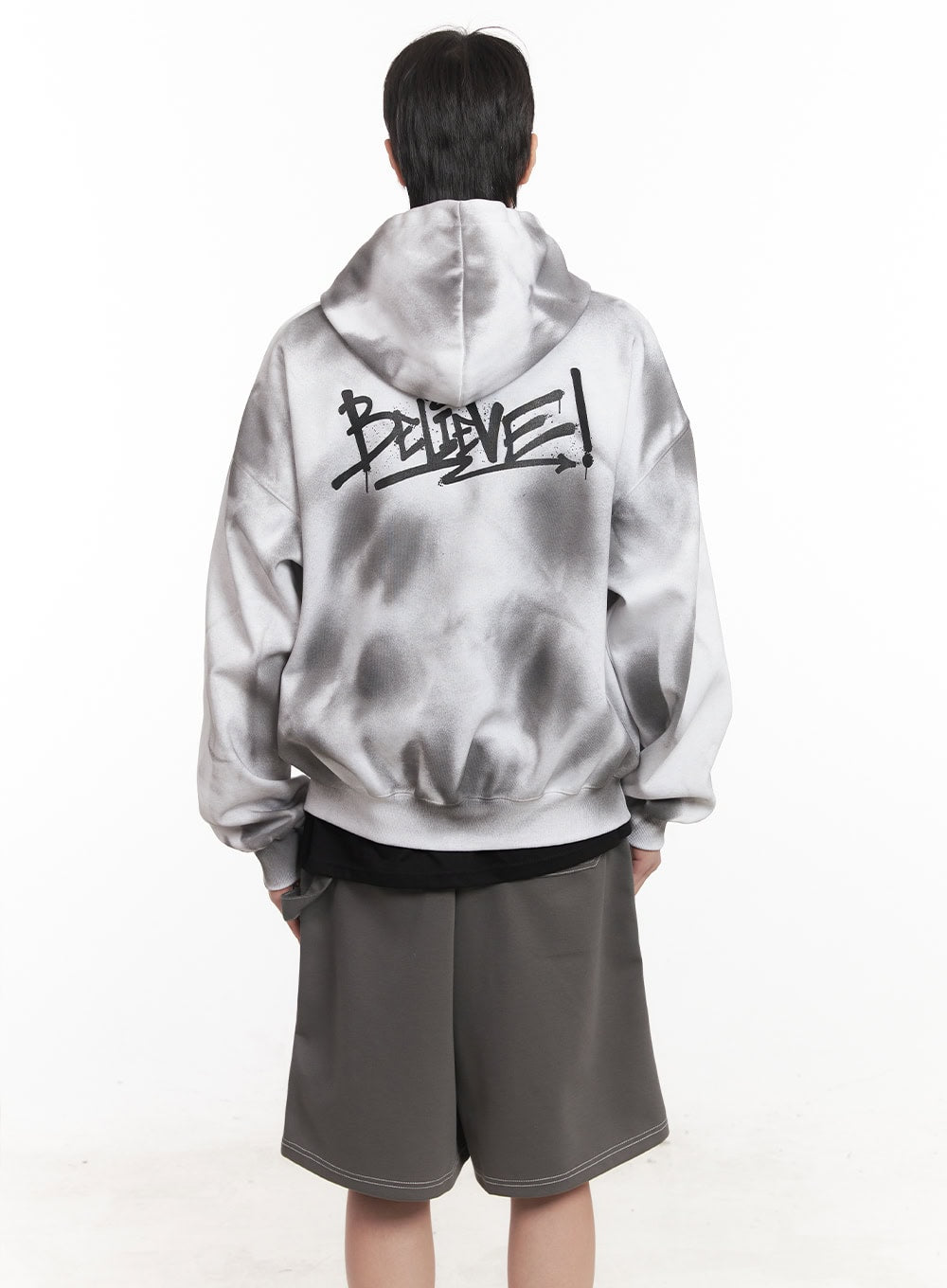 Men's Washed Oversized Hoodie IM519