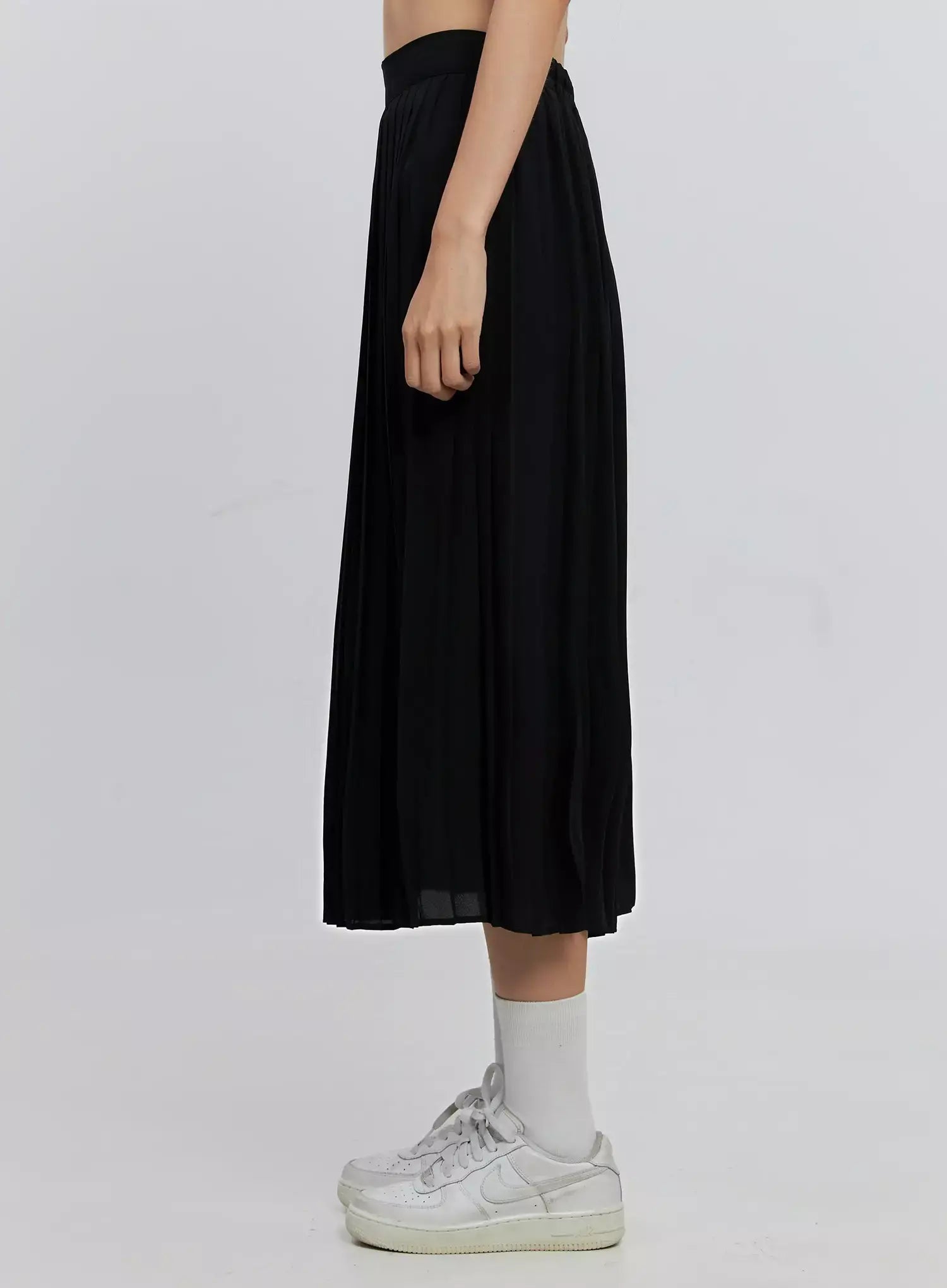 Pleated Maxi Skirt IS516