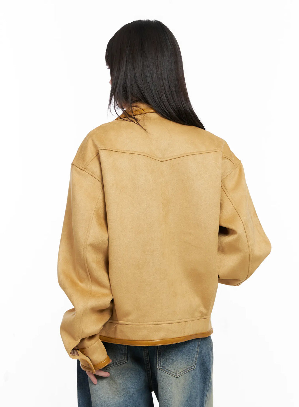 Western Suede Collared Jacket CG518