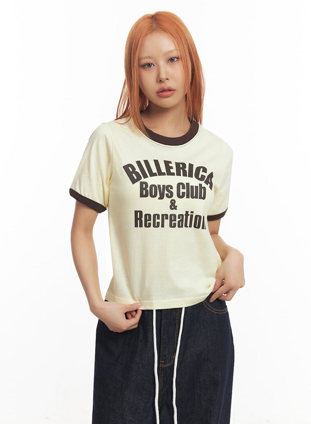 Billerica Graphic Cotton Top IA517