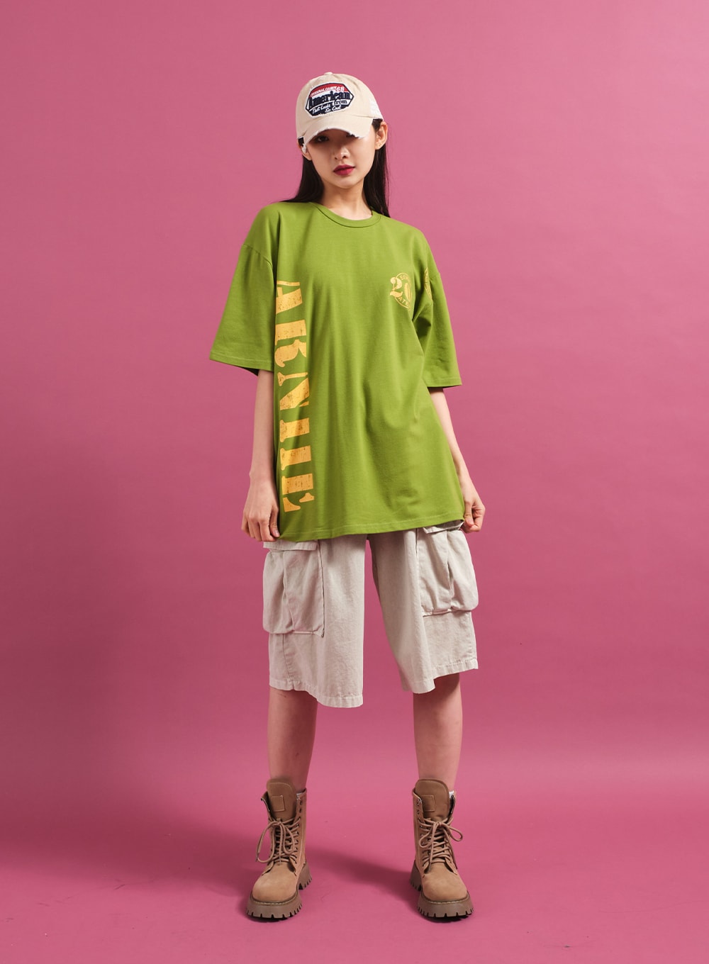 Banded Loose Fit Cargo Shorts CY18