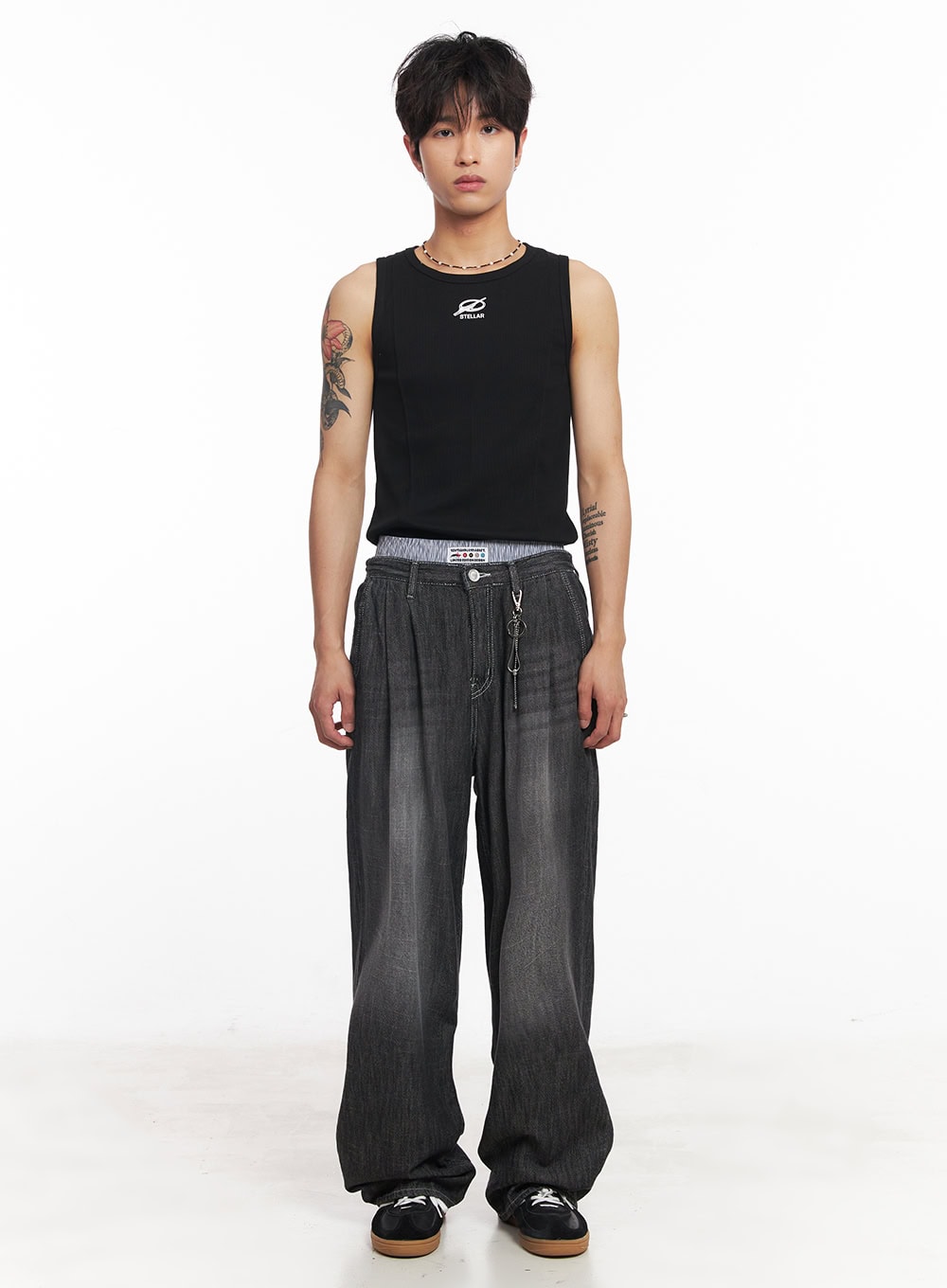 Men's Logo Slim Tank Top IY508