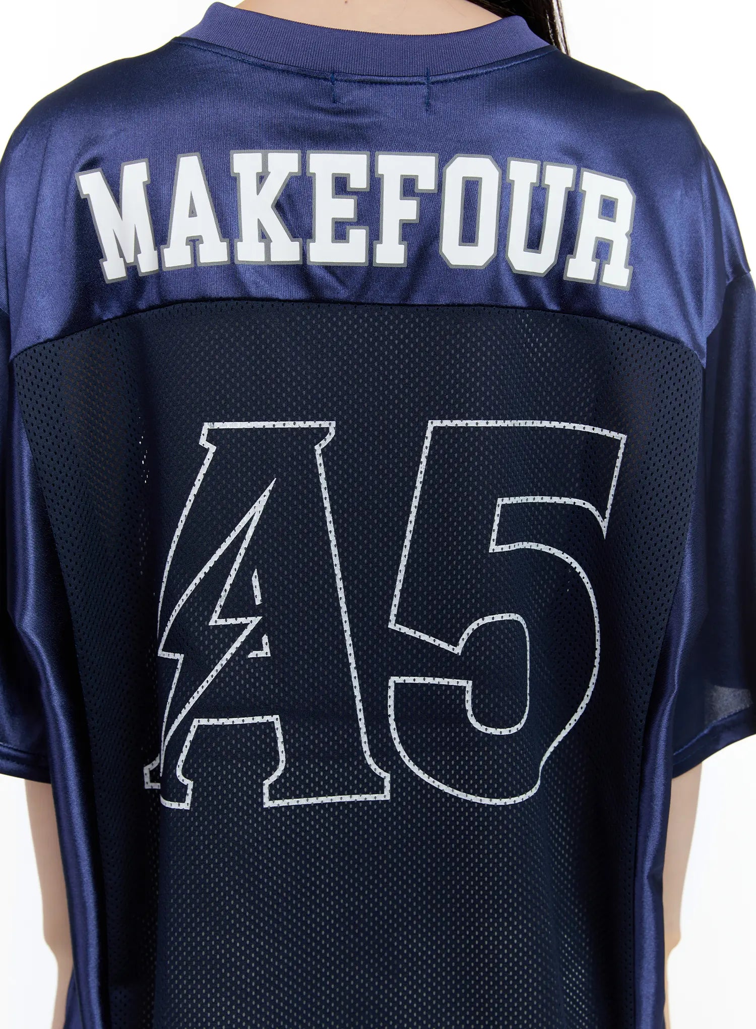 Oversized Graphic Jersey Top CL507