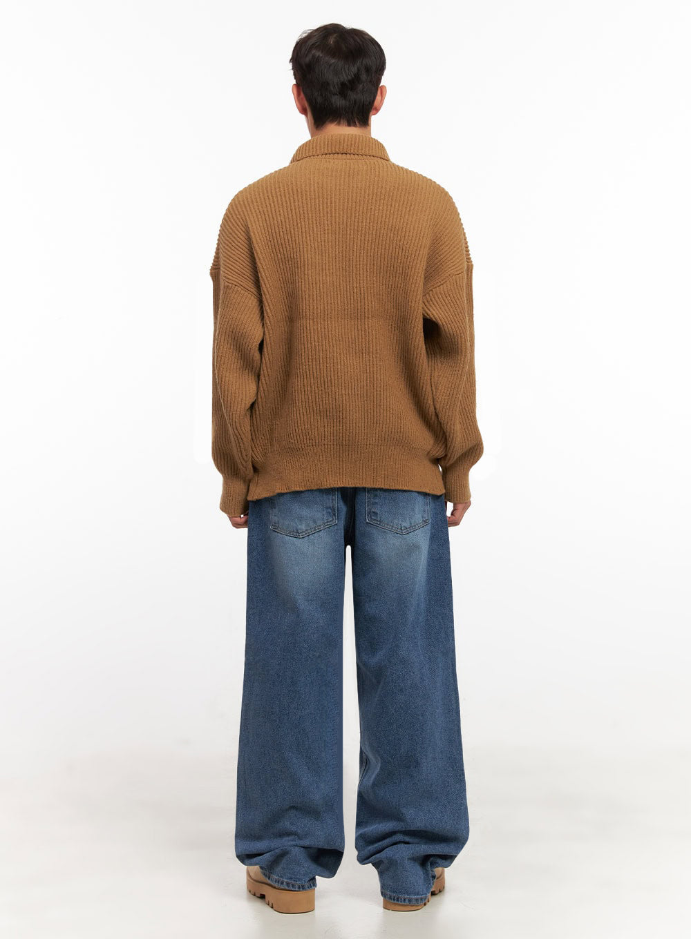 Men's Classic Wide-Leg Denim Jeans ID427