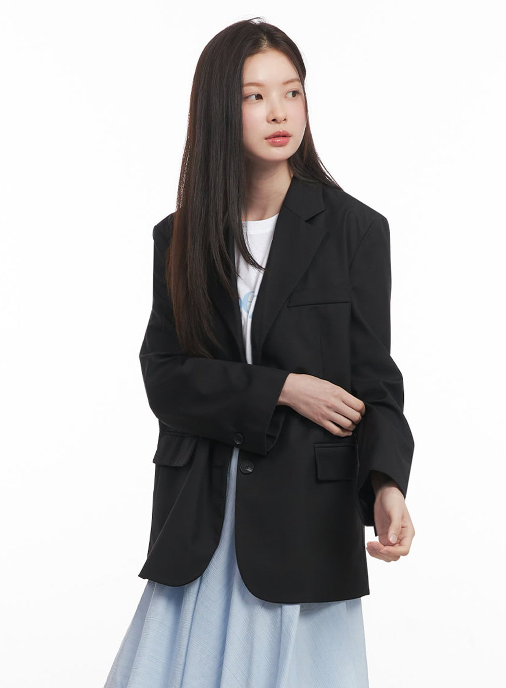 Essential Oversize Blazer Jacket IY509