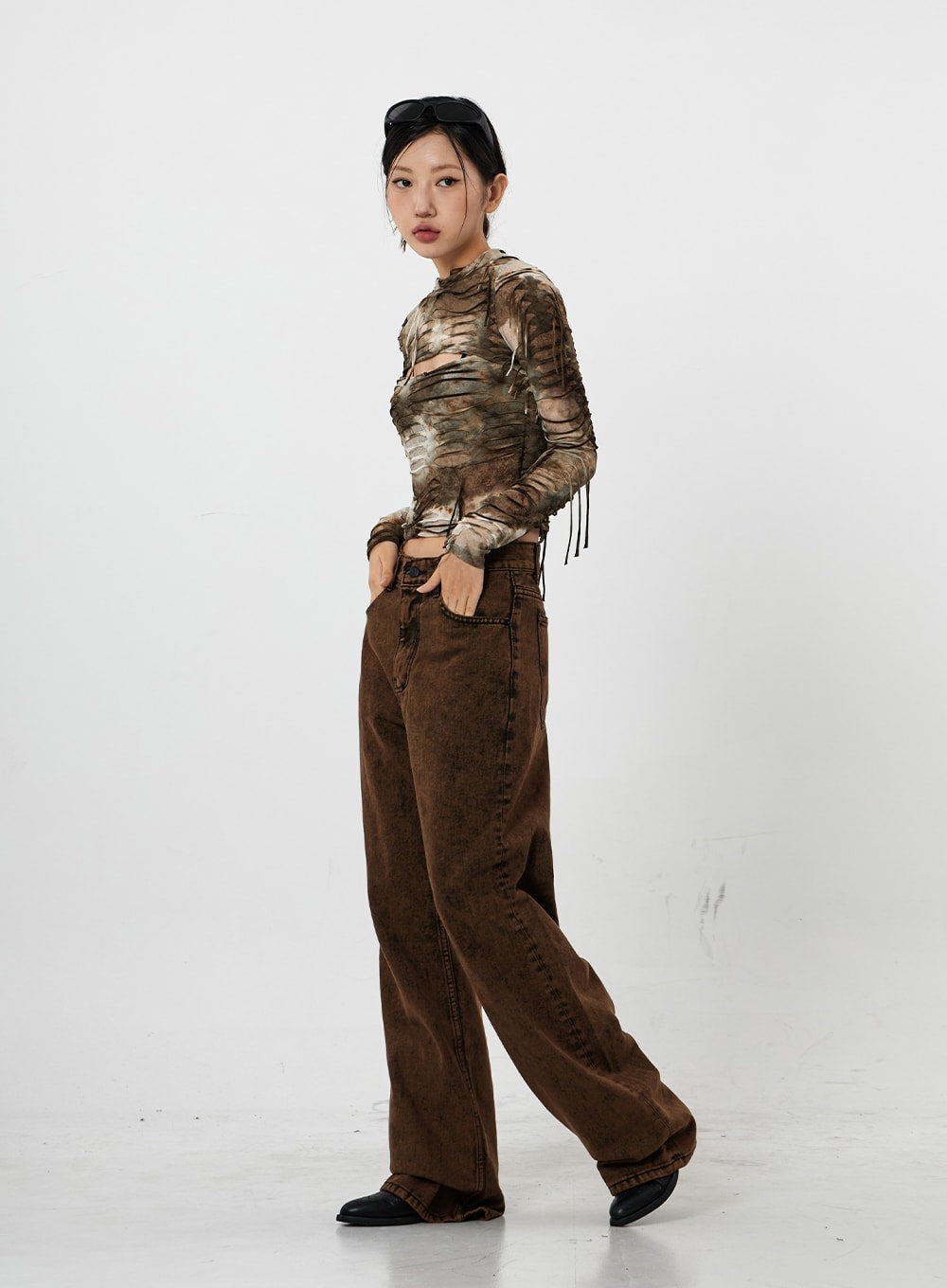 Washing Wide Jeans Unisex CS21