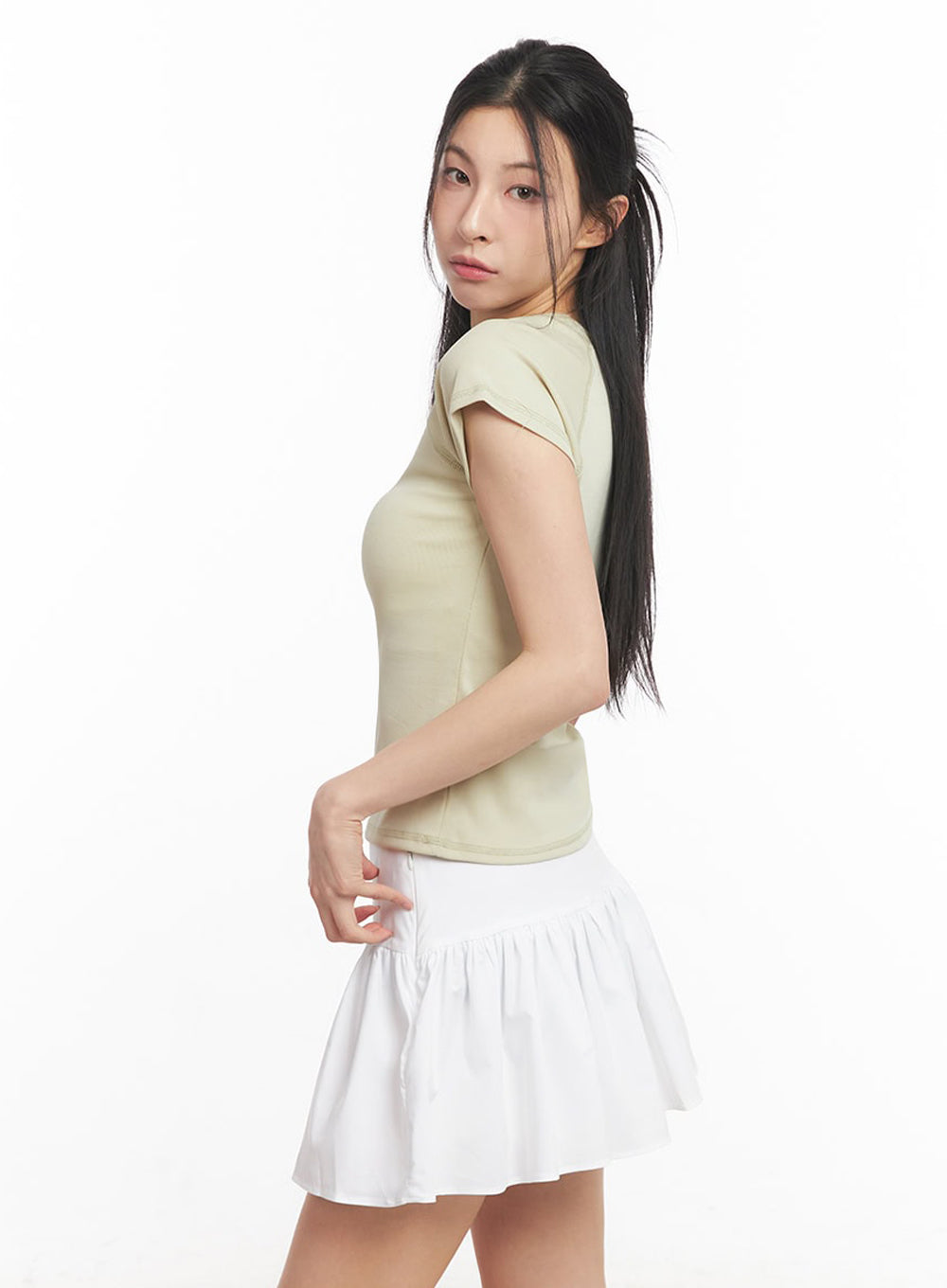 Essential Cotton Raglan Top IY529