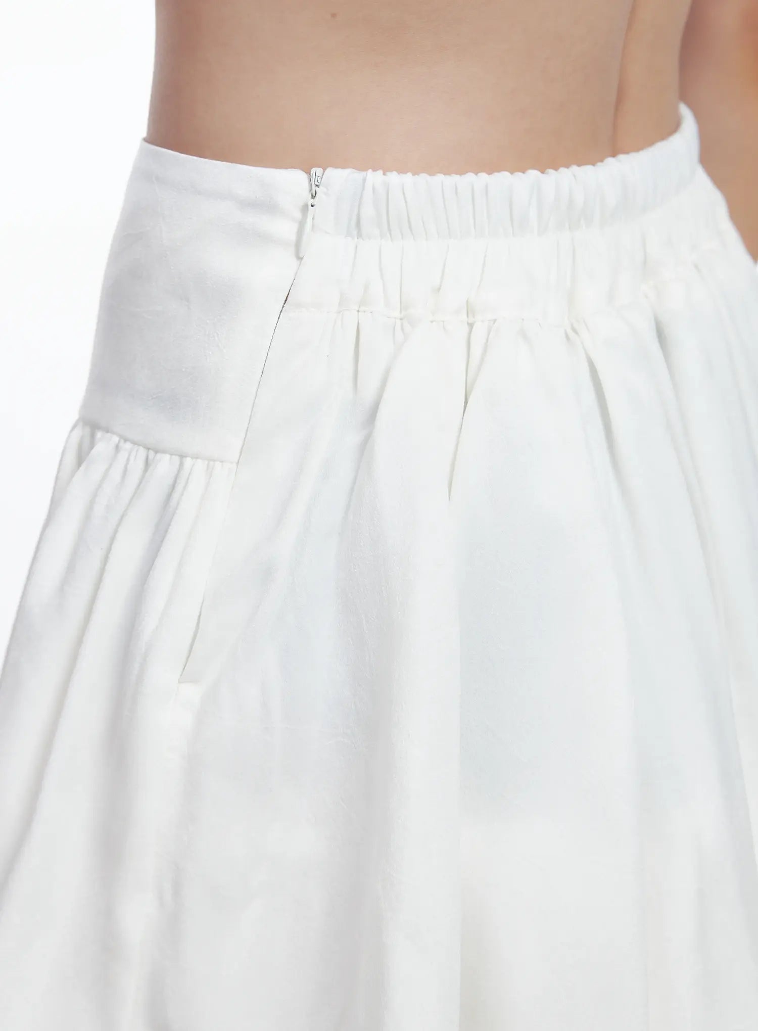 Double Layered Ruffle Mini Skirt CS501