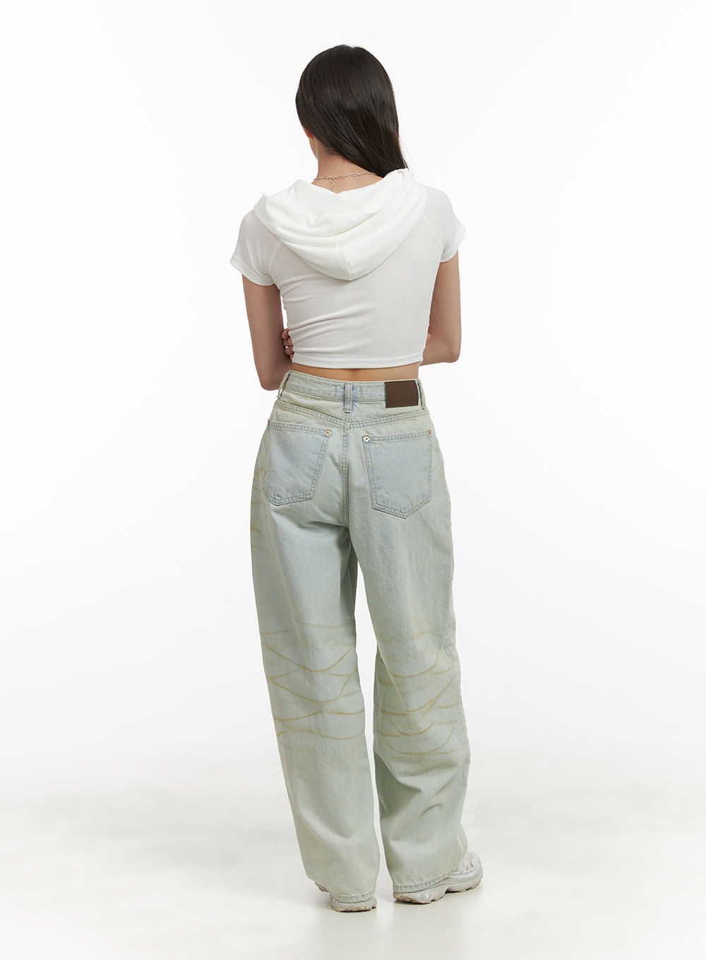 Vintage Washed Baggy Jeans CY417