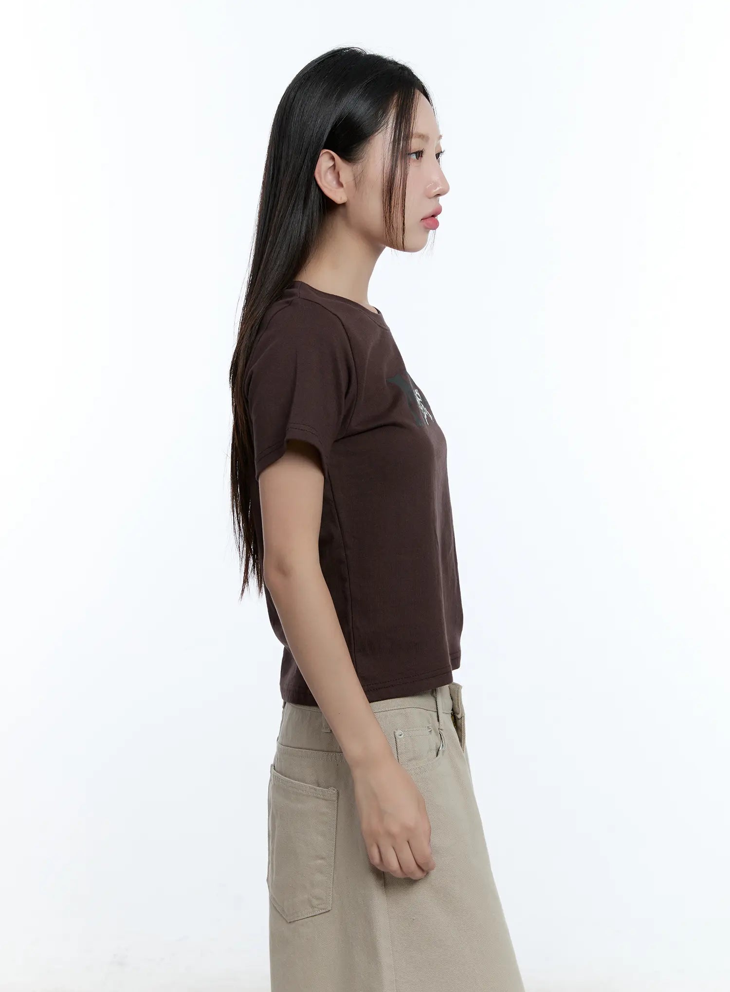 Graphic Crop Tee CU526