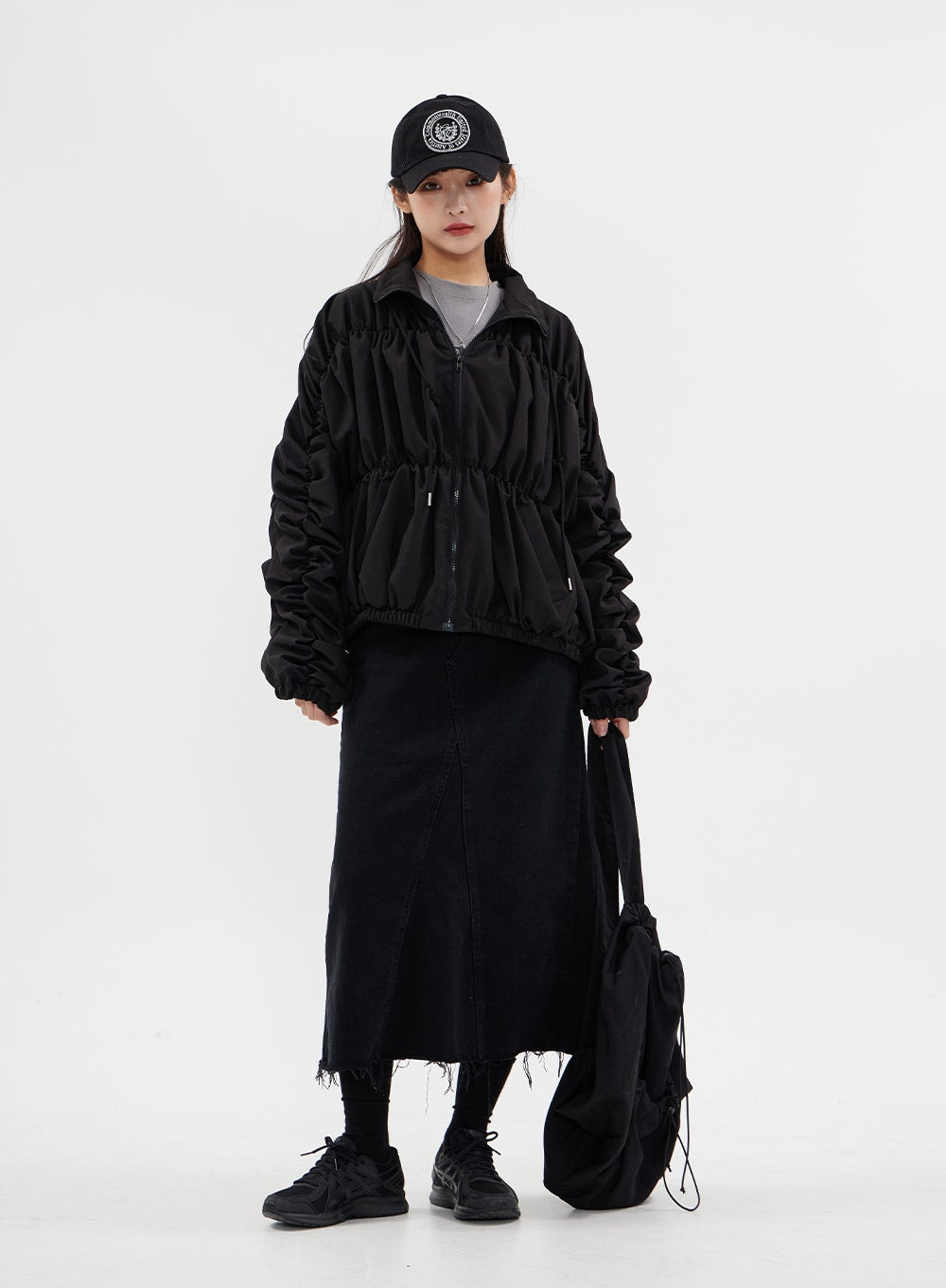 Denim Maxi Skirt CM3