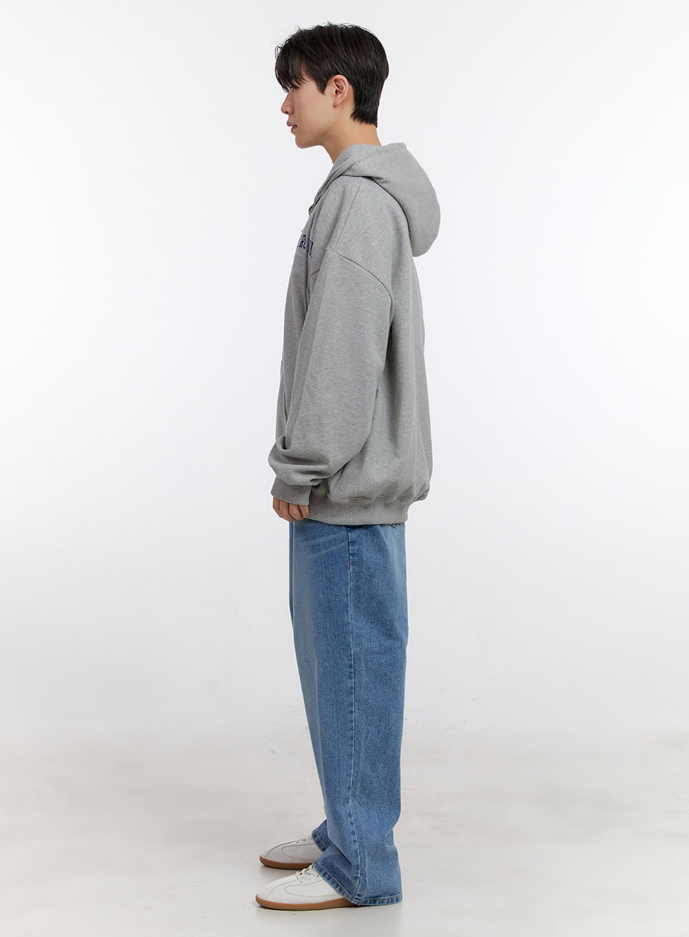 Men's Logo Zip-Up Hooded Jacket IM525