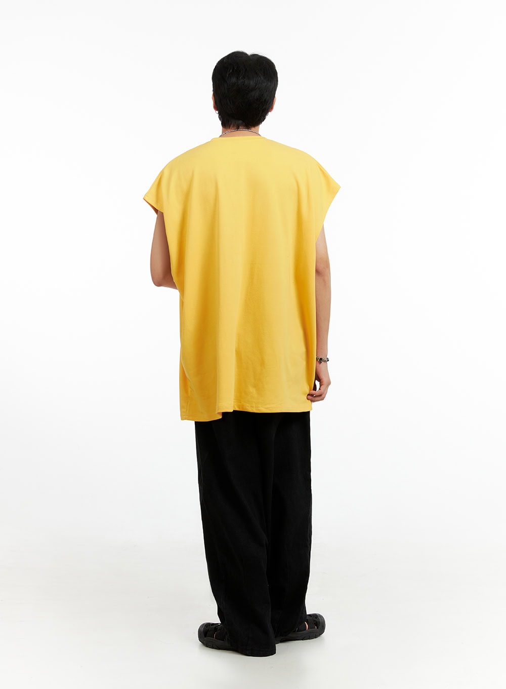 Men's Cotton Sleeveless Oversize T-Shirt IG402