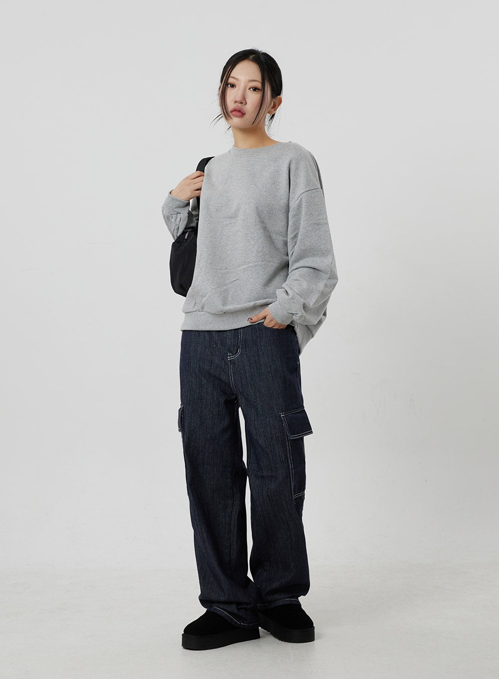 Wide Cargo Jeans CF302