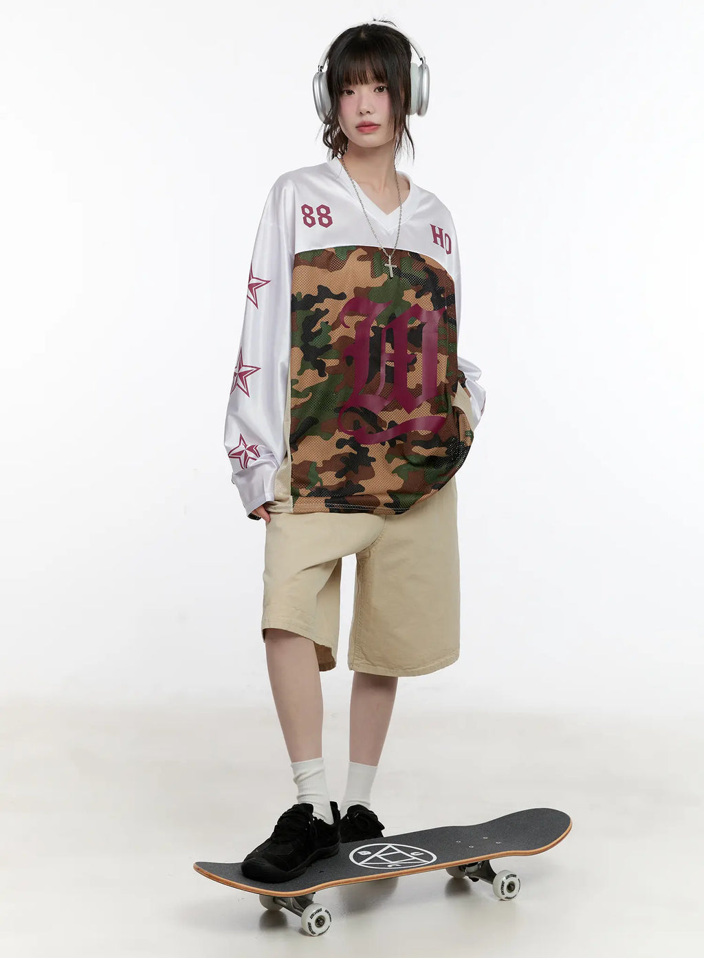 Beige Carpenter Jorts CL507